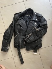 Giacca pelle moto Wilhelm Krawehl rara da trovare XS S