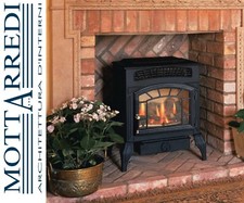 Stufa a gas in ghisa