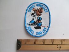 1 RARE 70S SNOWMOBILE SNO-JET GLASTRON BOAT COMPANY QUEBEC RACING PATCH CREST