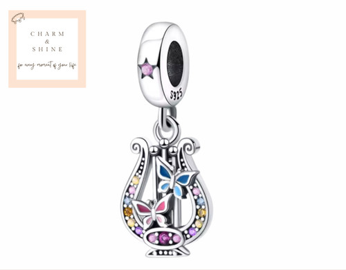 Charm arpa ciondolo come - charm, arpa,
