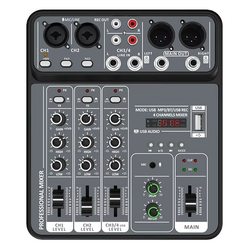 Mixer audio canali - mixer, 4