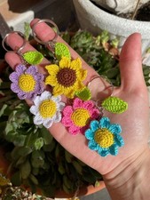 Portachiavi Fiore Fatto A Mano
