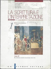 LA SCRITTURA E L'INTERPRETAZIONE SOLO VOL. 1 LIBRO EDIZIONE ITA USATO ML3 87967