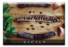 CAROB MAGNET AND CAROB SEEDS -