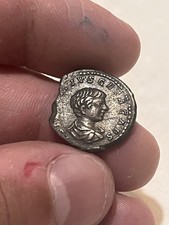 198-200AD Rome Empire Geta AR