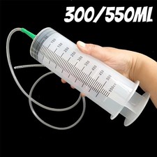 Pompa Olio/Siringa 300-550ml con Tubo 1m per Animali Domestici e Idroponica