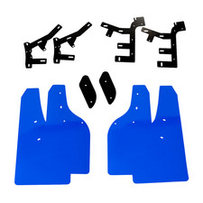 Ford Fiesta Mk7 + Mk 7.5 ST180 Parafanghi E Fissaggi BLU 4mm PVC Paraurti Rally