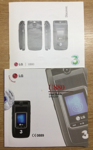 U880 cellulare manuale - lg,