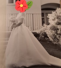 Abito da Sposa usato PRONOVIAS bianco taglia 42 MIKADO