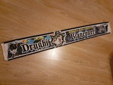 SCIARPA SCARF VINTAGE ULTRAS JUVENTUS DRUGHI BIANCONERI.  BANCARELLA STADIO