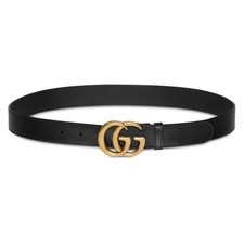 Cintura uomo Gucci oro fibbia