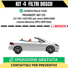 KIT BOSCH 4 Filtri tagliando