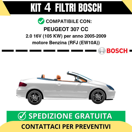 Kit bosch filtri tagliando - bosch,