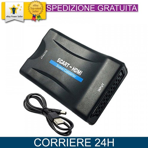 Adattatore convertitore scart - adattatore,