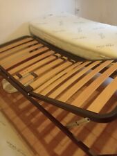 rete a doghe singola ortopedica, con due parti regolabili in inclinazione 