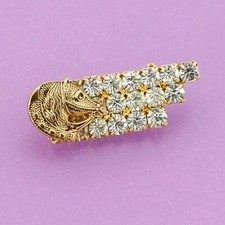 Spilla bijoux rettangolare - ,