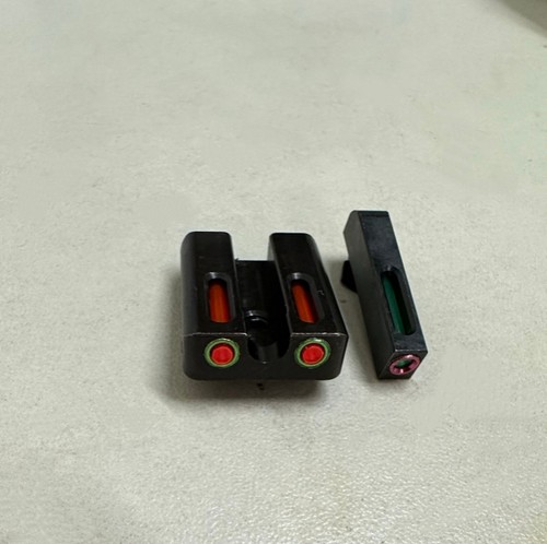 Mirino glock fibra ottica - in,