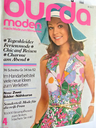 Vecchio quaderno moda burda - moda,