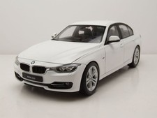 Modellino auto BMW 335i (F30) 2012 bianco 1:18 Welly