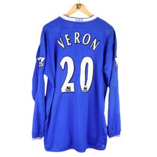2003-04 Chelsea #20 Veron Maglia Umbro XL (Top)  SHIRT MAILLOT TRIKOT