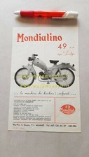 Mondial Mondialino 49 tipo Lady ciclomotore anni 50 depliant ITALIANO originale
