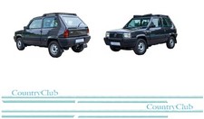 ADESIVI FIAT PANDA COUNTRY CLUB PANDA 4X4 PRIMA SERIE KIT ADESIVI _
