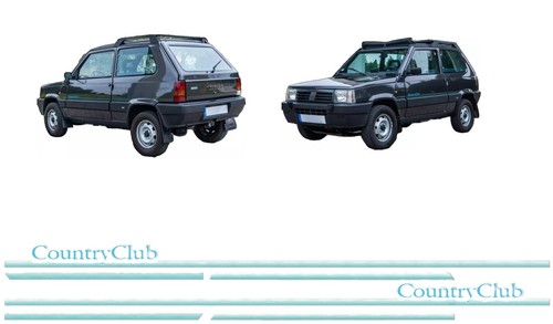 Adesivi fiat panda - adesivi, country