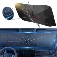YNP Ombrello Parasole Auto Parabrezza Interno Anteriore Modello 2024 con Manico