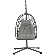 POLTRONA SOSPESA IN RATTAN CON