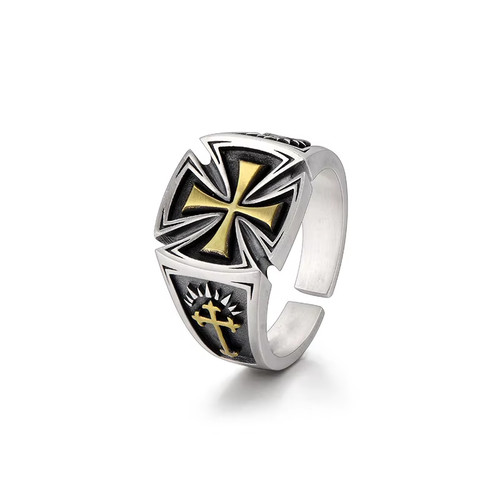 Anello croce ferro - croce,