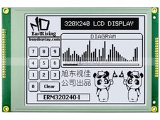 Modulo LCD grafico 5,7" bianco