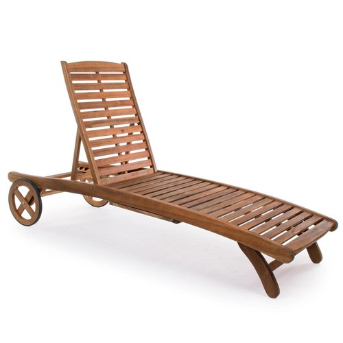 Lettino reclinabile legno - reclinabile, in
