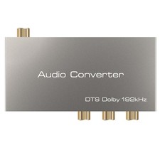Convertitore Audio 192Khz Toslink Ottico Coassiale -Compatibile con Coassiale 3447