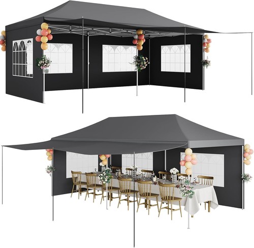 Gazebo pieghevole 3x6m - pieghevole,