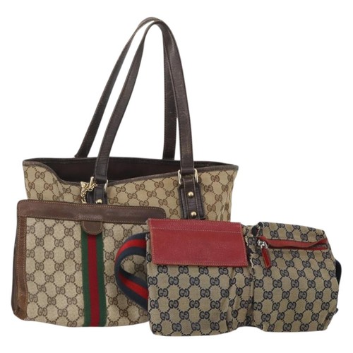 Gucci canvas supreme sherry - gucci,