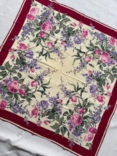 Sciarpa seta fiori Yves Saint
