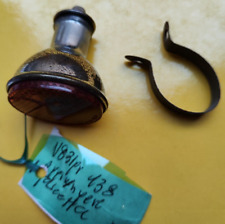 VECCHIA BICICLETTA SPORTIVA LUCE ELETTRICA POSTERIORE CORPO OTTONE CROMATO FANALINO