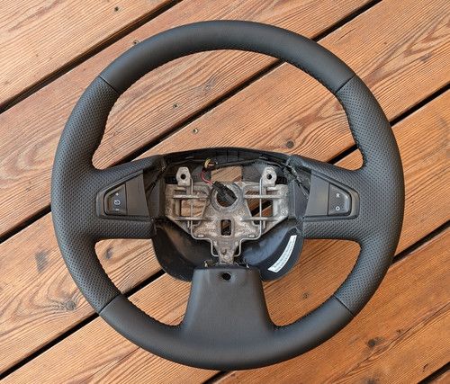 New leather steering wheel - steering,