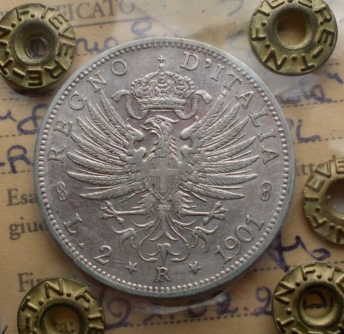 Lire 1901 rr perizia - ag,