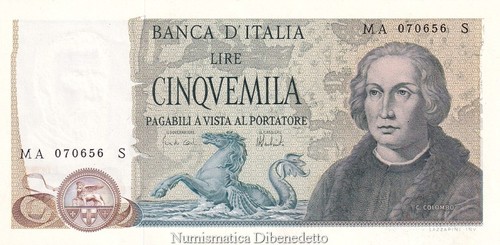 Repubblica 5000 lire c - repubblica,