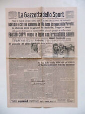 GAZZETTA DELLO SPORT 1946 CICLISMO Giro Italia Coppi Bartali Camellini 145