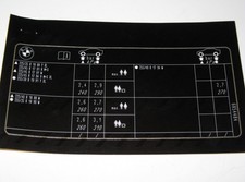 Adesivo Etichetta Tabella