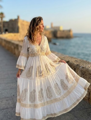 Maxi abito donna estivo boho