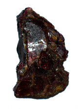 Cristallo di granato rosso