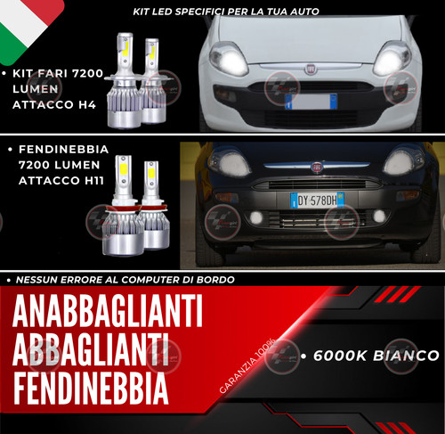 Kit full led punto evo - led,