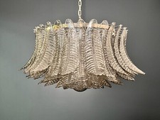 Large Murano glass Chandelier -100 smoked Felci glasses