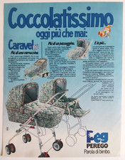 Pubblicita' Peg Perego Caravel Carrozzina Vintage Ads Advertising 1987 (R8)
