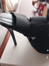 Sandali neri incrocio sexy