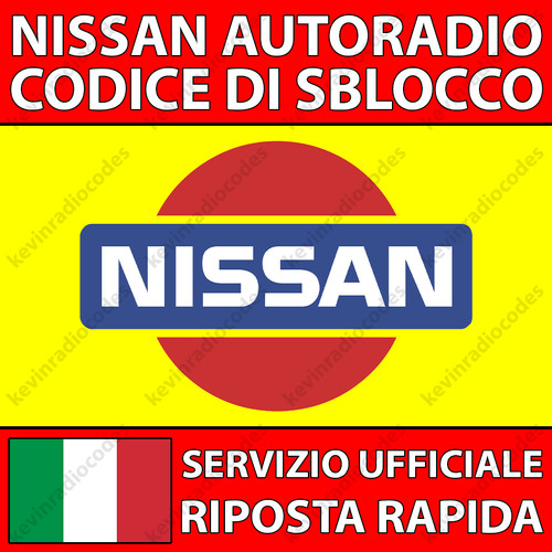 Nissan radio codice - ✅nissan,
