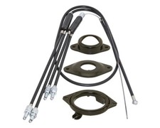 AltaLine Set Rotore Bici BMX 1" Nero con Cavi Neri Rotore FREESTYLE BIKE.